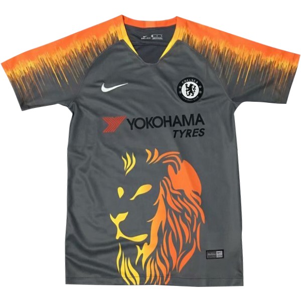 Trikot Trainingsshirt Chelsea 2018-19 Grau Fussballtrikots Günstig